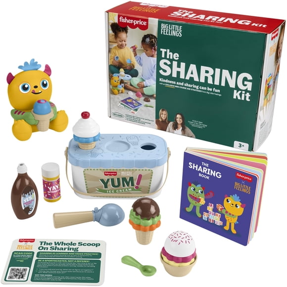 Kit para compartir Big Little Feelings de Toy Fisher-Price, 18 piezas