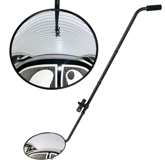Espejo de inspección Global Care Market 30 cm con luz LED