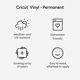 thumbnail image 3 of Vinilo Permanente Cricut Premium, Blanco, paquete de 3, 3 of 3