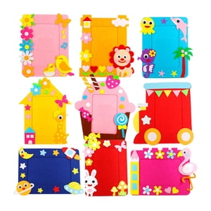 Bothyi - 9 Marcos De Fotos Coloridos Para Niños, Marco De Fotos Hecho A Mano Para Niños, Artes De Regalo