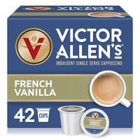 Mezcla De Capuchino Victor Allen'S Coffee French Vanilla, 42 K-Cups