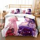 thumbnail image 1 of Anime Girl Genshin Impact Beelzebul Bedding Set Duvet Cover Bed Set Quilt Cover Pillowcase Comforter Boys Adult Bed Sheets, 1 of 5