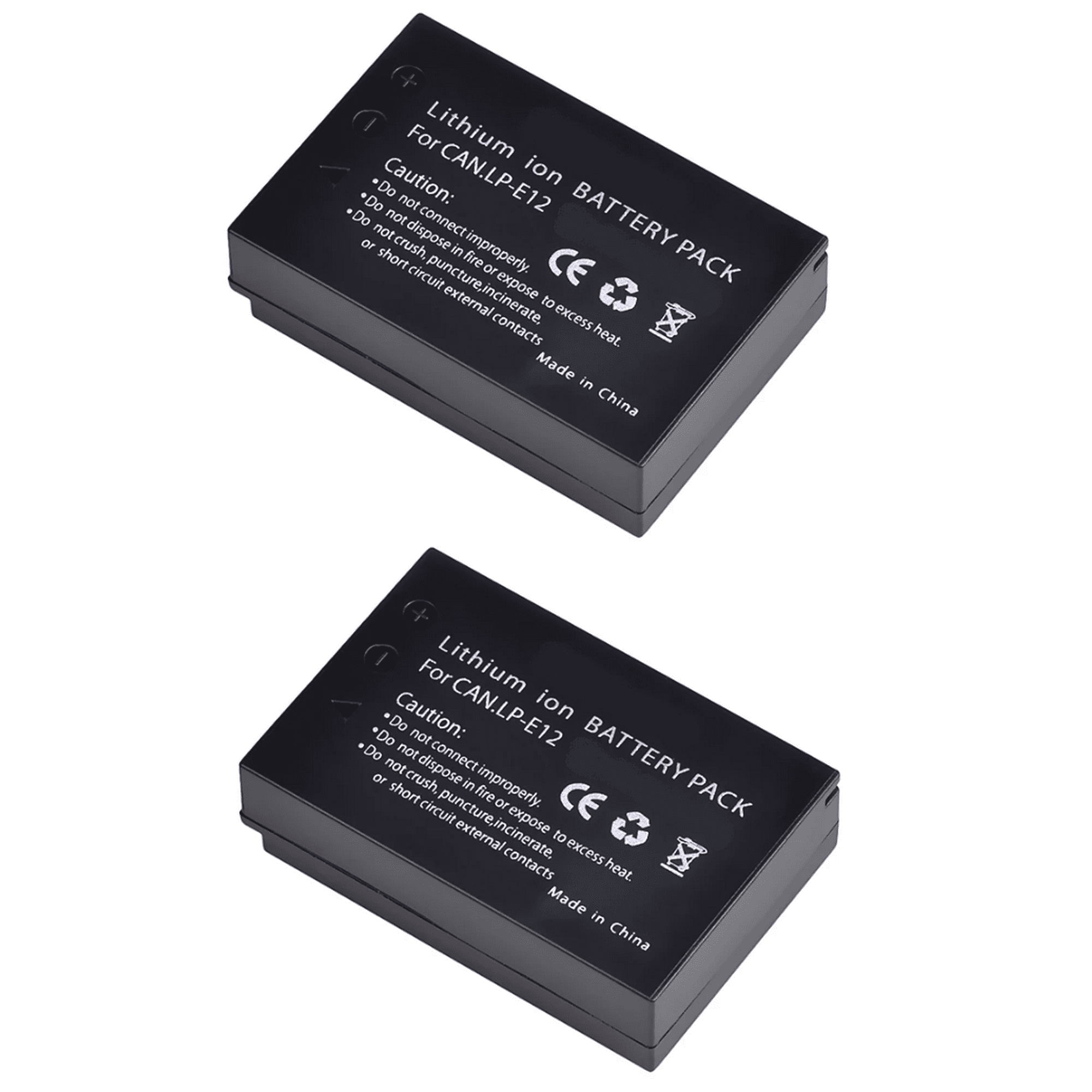 Genérico - 2 Baterías Lp-e12 Canon Alternativa