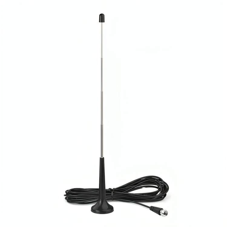 Genérico - Mini Antena Digital Para Tv Base Magnética