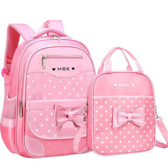 Mochila escolar VIDOSCLA Princess Bowknot para niñas de nylon