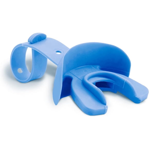 Protector bucal juvenil Vettex color azul Columbia con protección de labio