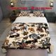 thumbnail image 1 of 3pcs Floral Cowboy Style Themed Print Bedding Set Soft Duvet Cover and Two Pillowcases, 1 of 5