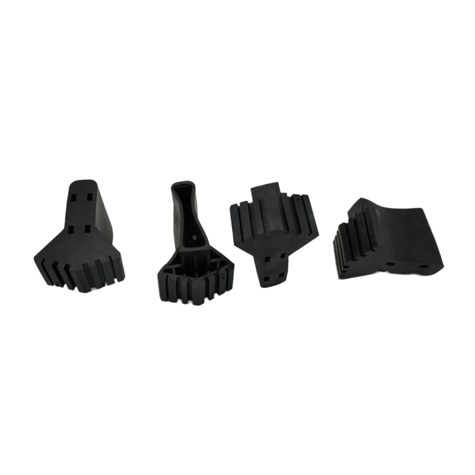 Ioensy - 4 Piezas De Cubierta Para Pies De Escalera, Accesorios Para Escaleras, Cojín De Goma, Alfombrilla Para Pies De Escalera