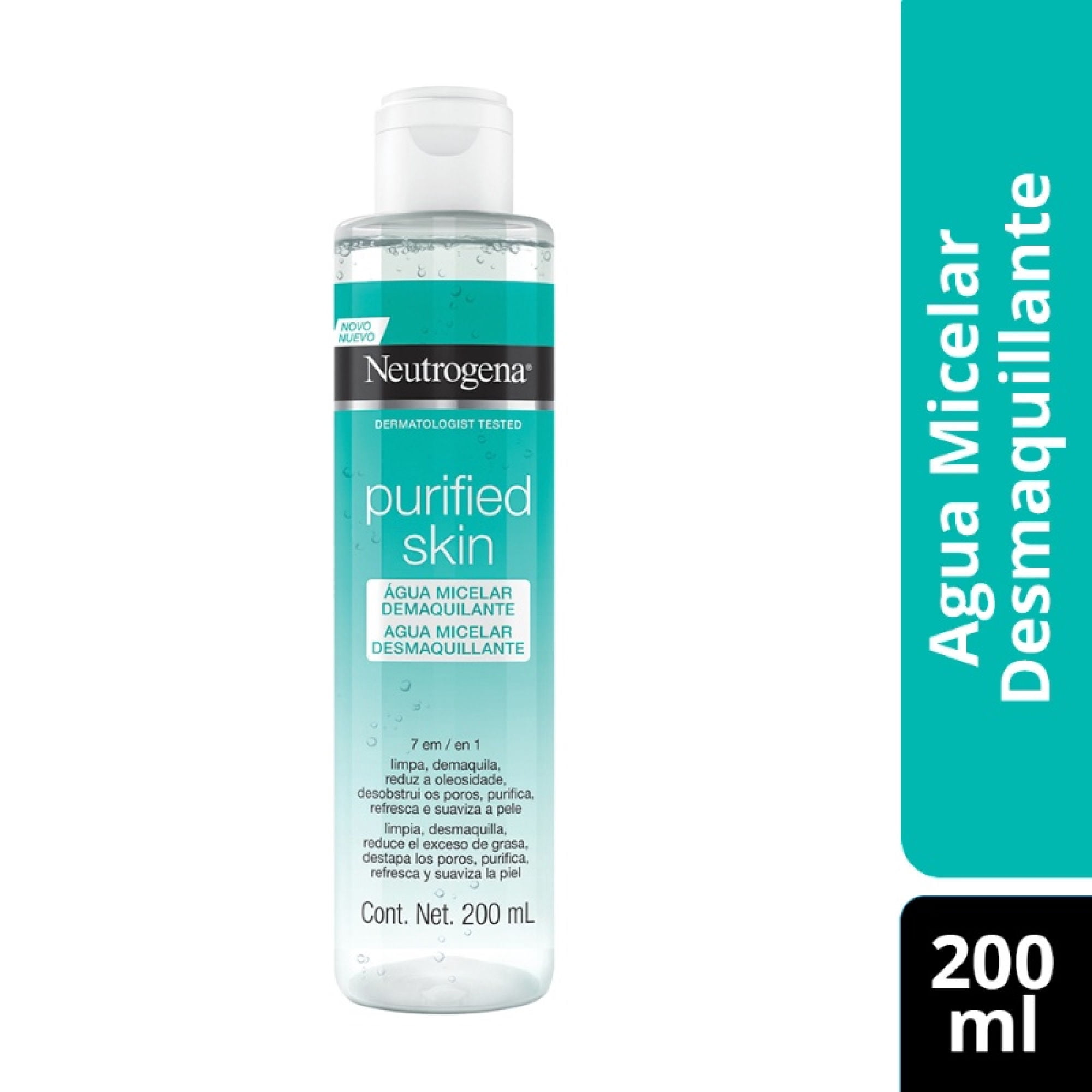 Agua Micelar Neutrogena Purified Skin 7 En 1