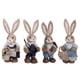 thumbnail image 5 of 2 Pares De Figuritas De Conejito De Decoración De Conejo De Pascua De Paja Para Vacaciones, 5 of 6