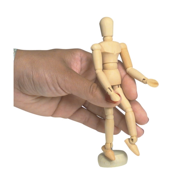 Miniatura de maniquí Jack Richeson natural de 14 cm