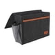 thumbnail image 4 of Bolsa organizadora de mesita de noche con bolsillos versátiles y función para colgar libros, gafas, teléfono celular, control remoto para dormitorio, Gris oscuro, 4 of 5