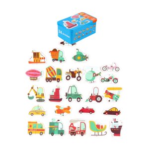 Bothyi - Rompecabezas Colorido Montessori Para Niños De 3, 4 Y 5 Años, Transporte Preescolar