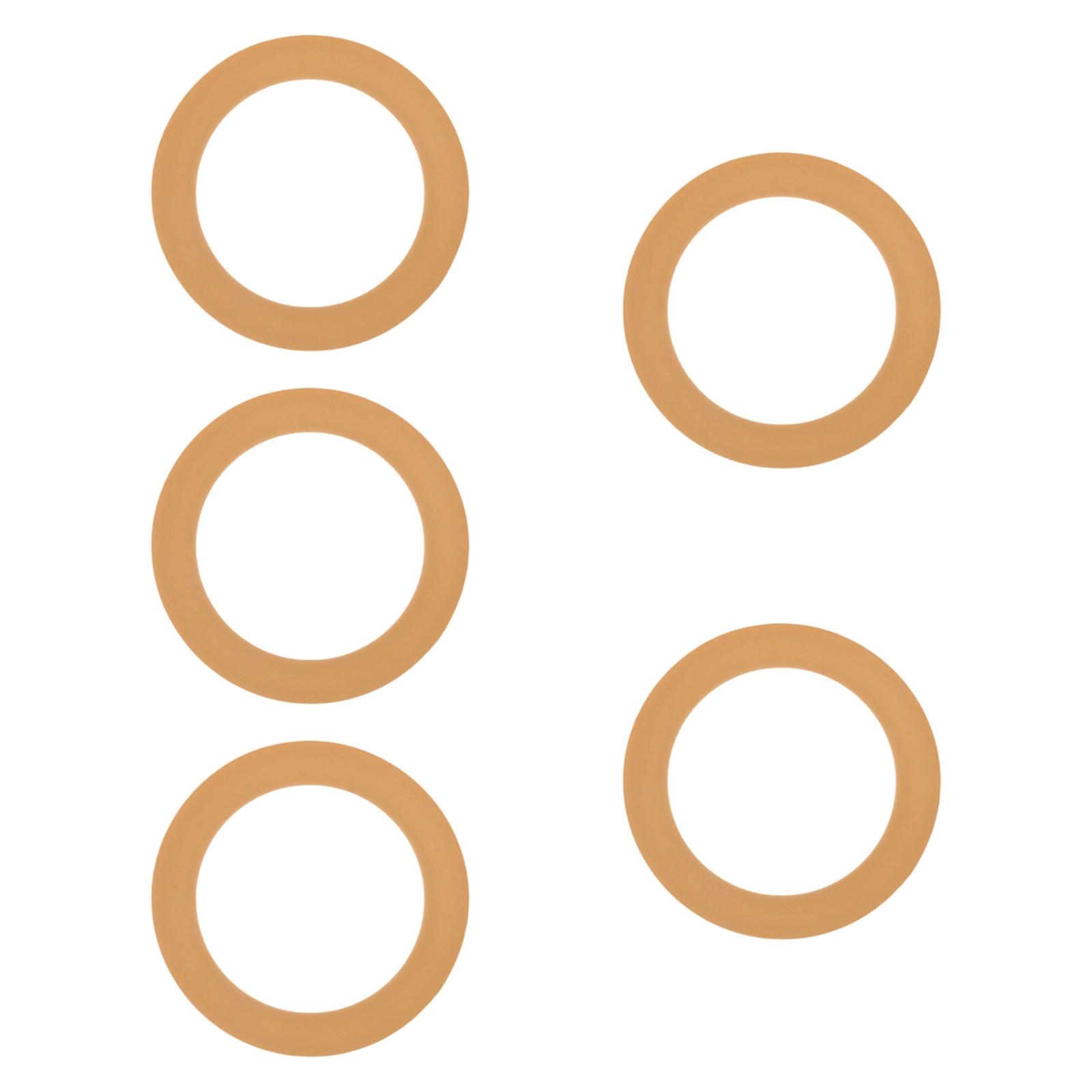 Bothyi - Kits De Juntas Tóricas De Goma Para Sellos De Pistón De Compresor, Anillo De Pistón De Bomba De Aire Profesional, 5 Piezas, 550 W, Amarillo