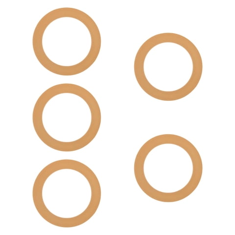 Bothyi - Kits De Juntas Tóricas De Goma Para Sellos De Pistón De Compresor, Anillo De Pistón De Bomba De Aire Profesional, 5 Piezas, 550 W, Amarillo