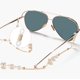 thumbnail image 5 of Extremos de cadena para gafas, conectores de silicona con resorte largo ajustable, 12 piezas, negro, transparente, 5 of 7