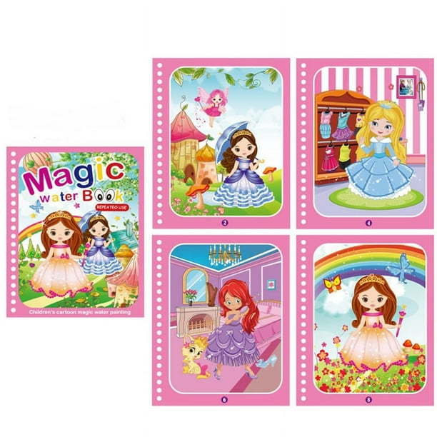 Montessori Toys, Reusable Coloring Book, Magic Water Drawing Book Painting, Drawing Toys, Sensory Early Education Toys For Kids