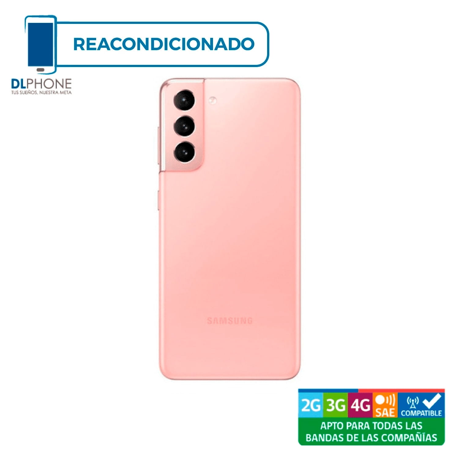Galaxy S21 de 256gb Rosa Reacondicionado | Lider