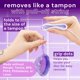 thumbnail image 2 of Disco menstrual Bodyotics Comfydisc 2X (S & L), protección de 12 horas, 2 of 8