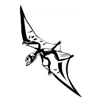 Rienda Libre Graphics - Decomural Pterodactyl Prehistoric Dinosaur Ws-17548