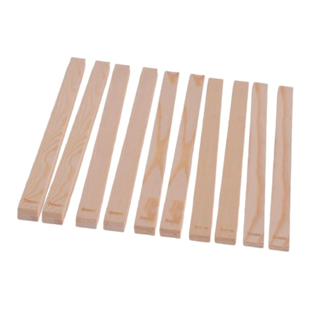 Tiras de medición, guías para rodillos de madera, uso doméstico, herramientas de cerámica, instrucciones para usar con barras de barro , Style B Estilo B