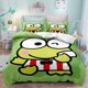 thumbnail image 1 of Bed- Duvet C-over A-nime -Cartoon Ker-oppi Kaw-aii Bedd-ing S-ets 3D Light-weig-ht 3 Pie-ce Comfort-er Sets, 1 of 5