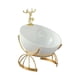 thumbnail image 4 of Bandeja De Almacenamiento De Escritorio De Ciervo, Bandeja De Joyería De Moda Para Mesa De Boda, Dormitorio, Color Blanco, 4 of 5