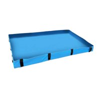 Magideal - Cubierta De Suelo Para Jaula De Conejillo De Indias, Estera De Alimentación Lavable Extraíble, Impermeable Para Mascotas Pequeñas, Ardilla, Hámster, E Azul