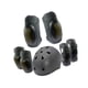 thumbnail image 1 of Kit de protección infantil, protectores ergonómicos para niños y niñas, casco ajustable para deportes al aire libre , Negro, m, 1 of 5