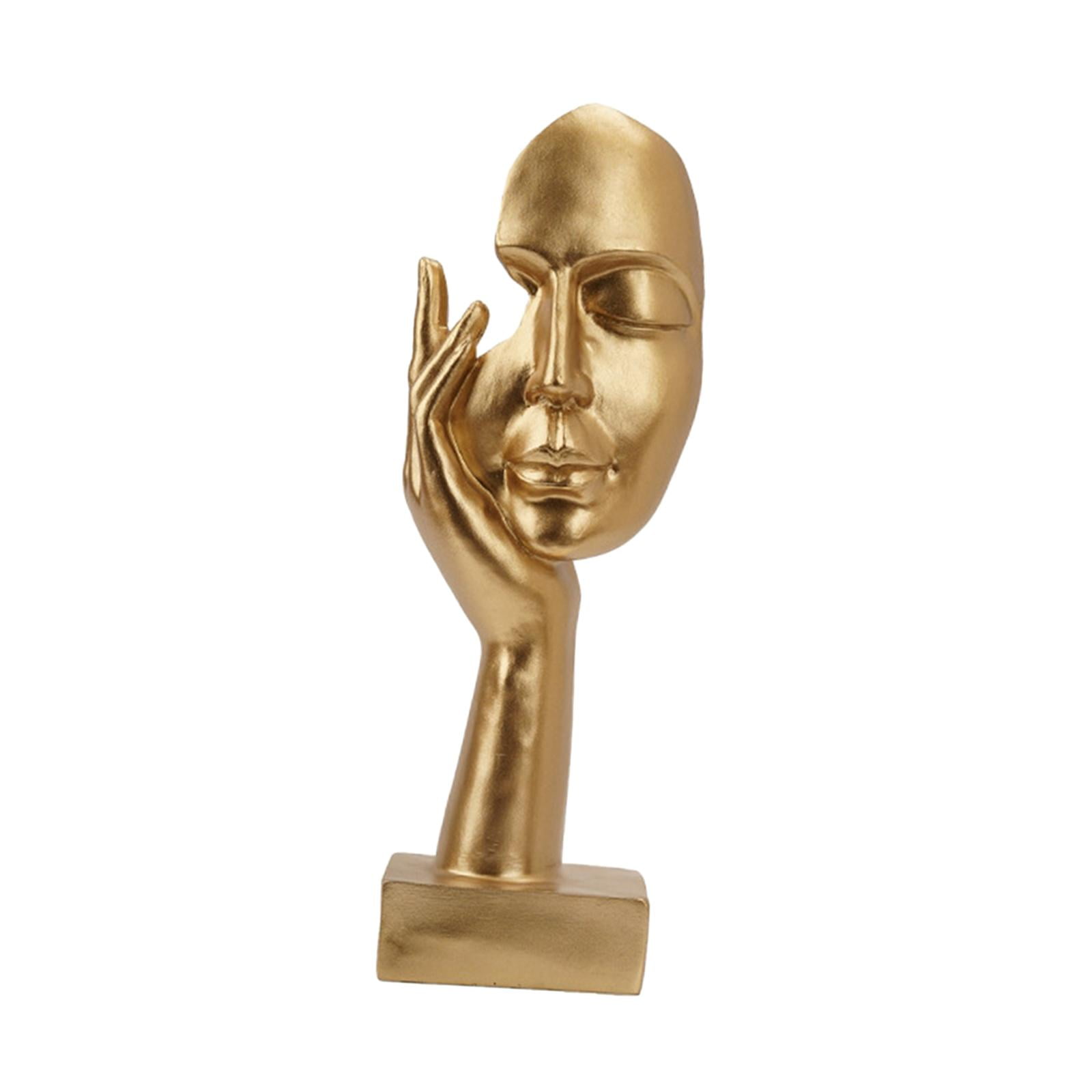 Bothyi - Adorno De Resina De Estatuilla Coleccionable Para Decoraciones De Mesa De Repisa De Chimenea De Oficina Aureate