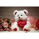 thumbnail image 2 of Oso de peluche HollyHome I Love You con LED de 33 cm para San Valentín, 2 of 8