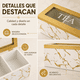 thumbnail image 5 of Caja Organizadora de Té Estilo Glam con Tapa de Vidrio, 5 of 8