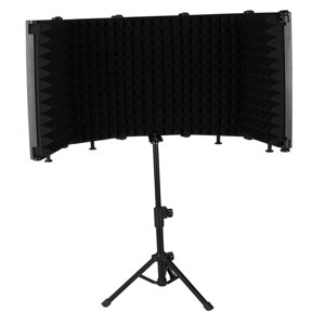 Magideal - Micrófono Escudo De Aislamiento Sonido Parabrisas Micrófono Espuma Absorbente De Sonido Escudo De Sonido Acústico Para Transmisión Micrófono - 5 Paneles