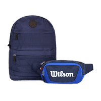 Pack Wilson Mochila Kansas + Banano Vindex Azul
