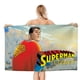 thumbnail image 1 of Superman: Legado Toalla de playa de secado rápido con diseño temático, regalo para mujeres y niñas, ideal para cumpleaños, fans, amantes de la música, uso en la playa o al aire libre, 78 × 150 cm, 1 of 6