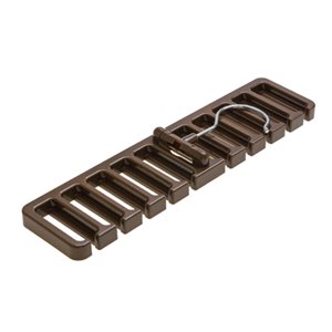 Magideal - Perchero Para Cinturón, Soporte Para Cinturón, Bufanda, Soporte Para Estante, Organizador Para Guardarropa, Ahorrador De Espacio De Almacenamiento Marrón