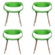 thumbnail image 1 of Silla Diseño Comedor Twist Verde - Pack 4 Unidades, 1 of 4