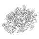 thumbnail image 5 of Unique Bargains 60 Puños para el Cabello Dreadlock Clips de Cabello Huecos Tono Plateado, 5 of 5
