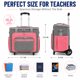 thumbnail image 3 of Bolsa de manualidades con ruedas FINESUN 43 cm rosa, 3 of 7