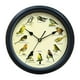 thumbnail image 4 of Reloj Musical De Pared Con Sonido De Pájaros, Funciona Con Pilas, Para Decoración Interior Del Hogar, Negro, 25cm, 4 of 5
