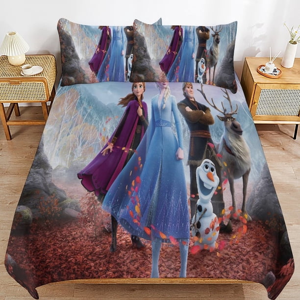 Frozen-Elsa Frozen-Elsa Bedding Set Sheet Set for Kids Adults,All Season Lightweight