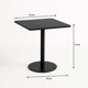 thumbnail image 4 of Mesa restaurant 70x70 Tubo Metal cubierta MDF, 4 of 7