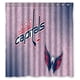 thumbnail image 1 of Cortina de ducha con ganchos para baño, diseño de Washington Capitals, 60 x 72 pulgadas, 1 of 3