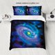 thumbnail image 1 of x764 Bed Sheets-piece down duvet cover set with starry sky pattern print ( duvet cover pillowcases, no core) Soft bedding set 3-Piece Bedding Set (1 Duvet Cover + 2 Pillow Shams) nj764, 1 of 5