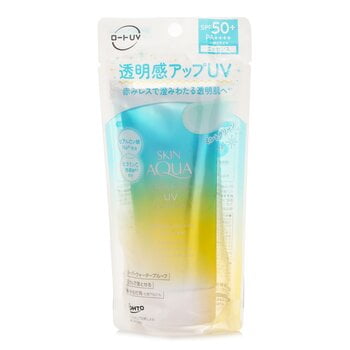 Protector solar Rohto Skin Aqua Tone Up UV Essence verde menta
