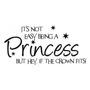 Rienda Libre Graphics - Decomural If The Crown Fits Princess Ws-17695