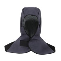 Ioensy - Capucha De Soldadura Transpirable Con Cuello, Hombros, Protección Para La Cabeza, Gorro De Soldadura Gris