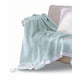 thumbnail image 2 of Manta Con Borlas Y Estampado Geometrico De Rombo Color Verde, 2 of 4