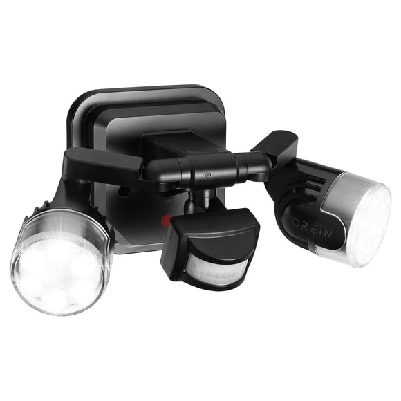 Luz de seguridad exterior OREiN 3500 lm, ajustable 450°, 110 V