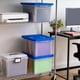 thumbnail image 3 of Caja para archivos IRIS USA de plástico con tapa, 35 L, paquete de 3, 3 of 6